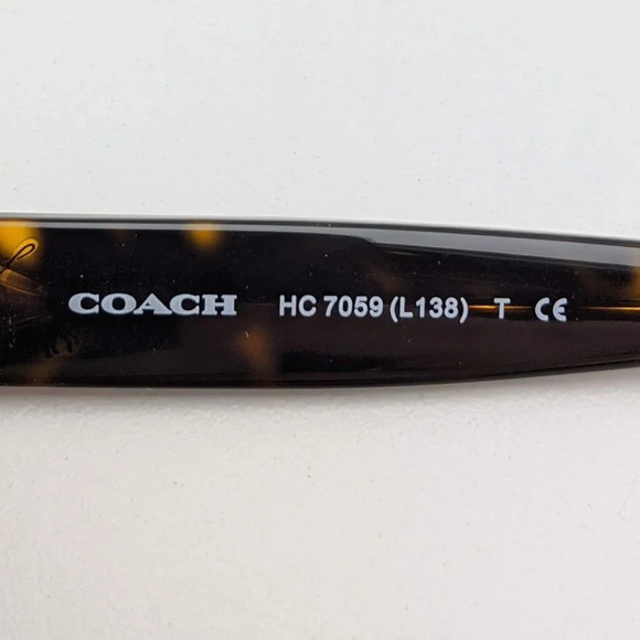 🕶️Frame Only! Coach HC7059 L138 Sunglasses 58/15 135 /KAK210🕶️ - Picture 5 of 7